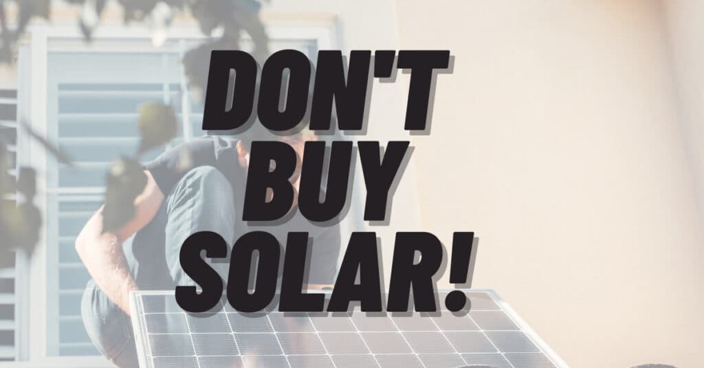 6 Reasons Why You Shouldn't Buy Solar | DroneQuote