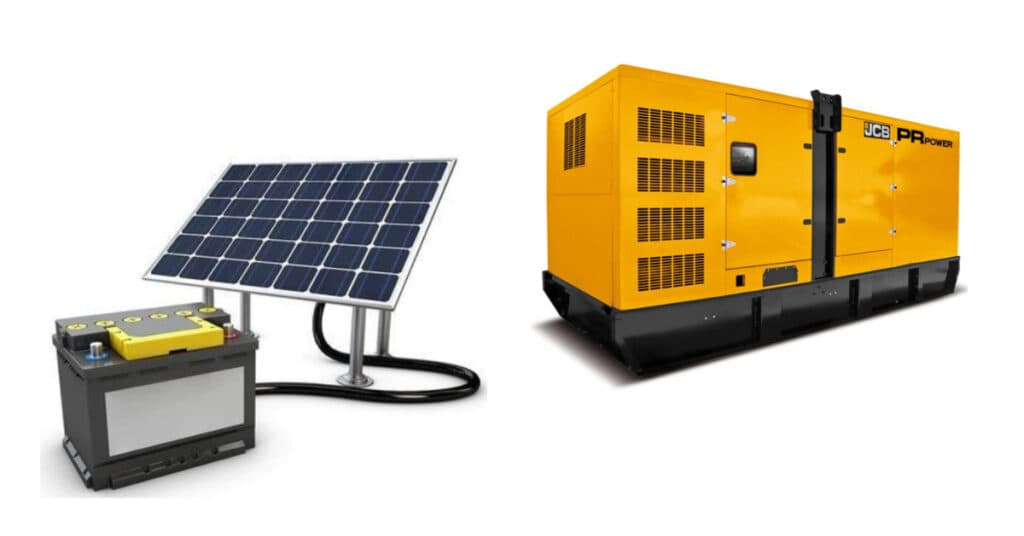 Battery VS Generator | DroneQuote