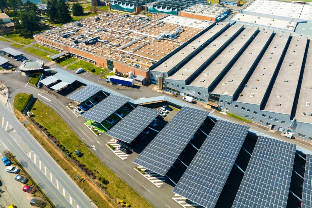 Parking Lots Go Green: Harness the Power of the Sun with Solar Canopies | DroneQuote