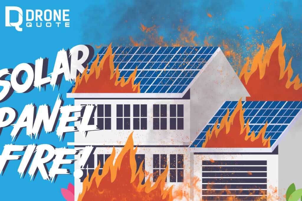 Solar Panel Fires: The Burning Question! | DroneQuote