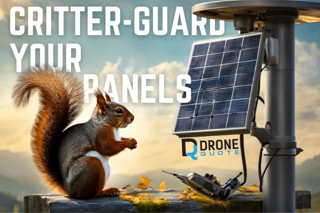 Get Smart in Battling Wildlife Intruders: Critter-guard Your Solar Panels Today | DroneQuote