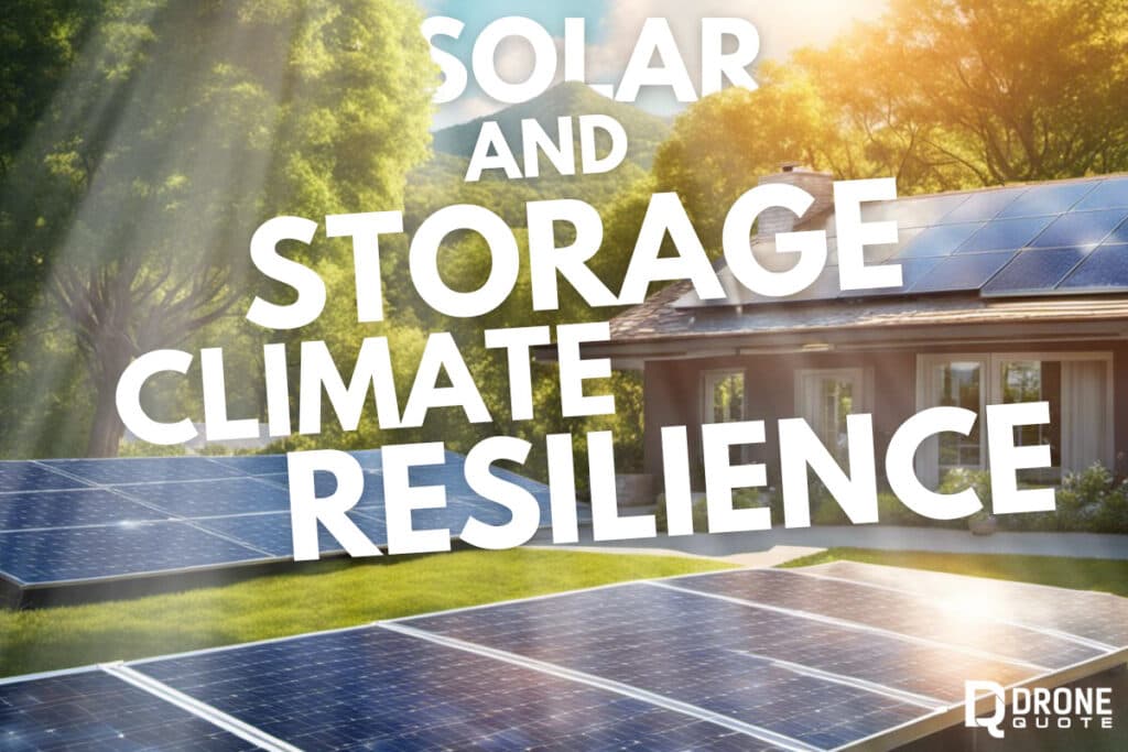 The Surprising Connection Between Solar and Storage Climate Resilience & Community Well-being | DroneQuote